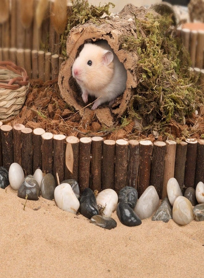 Moncer Hamster Bridges, Wooden Hamster Suspension Bridge Toy Chewable Fence Climbing Wooden Bridge Toy for Hamsters Mice Mouse Gerbils - Image 4